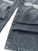 Thesupermade Street Hip-Hop Structured Ripped Washed Jeans sold by Thesupermade