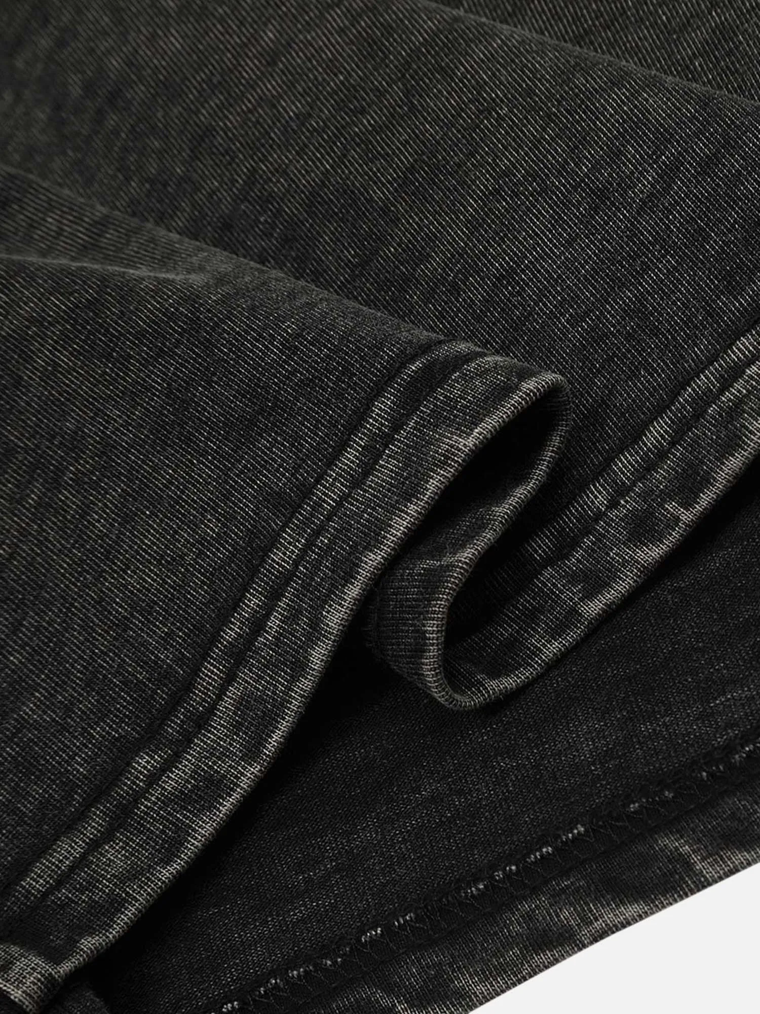 High Street Washed Distressed Sickle Print Patch T-shirt sold by Thesupermade product image thumbnail 5