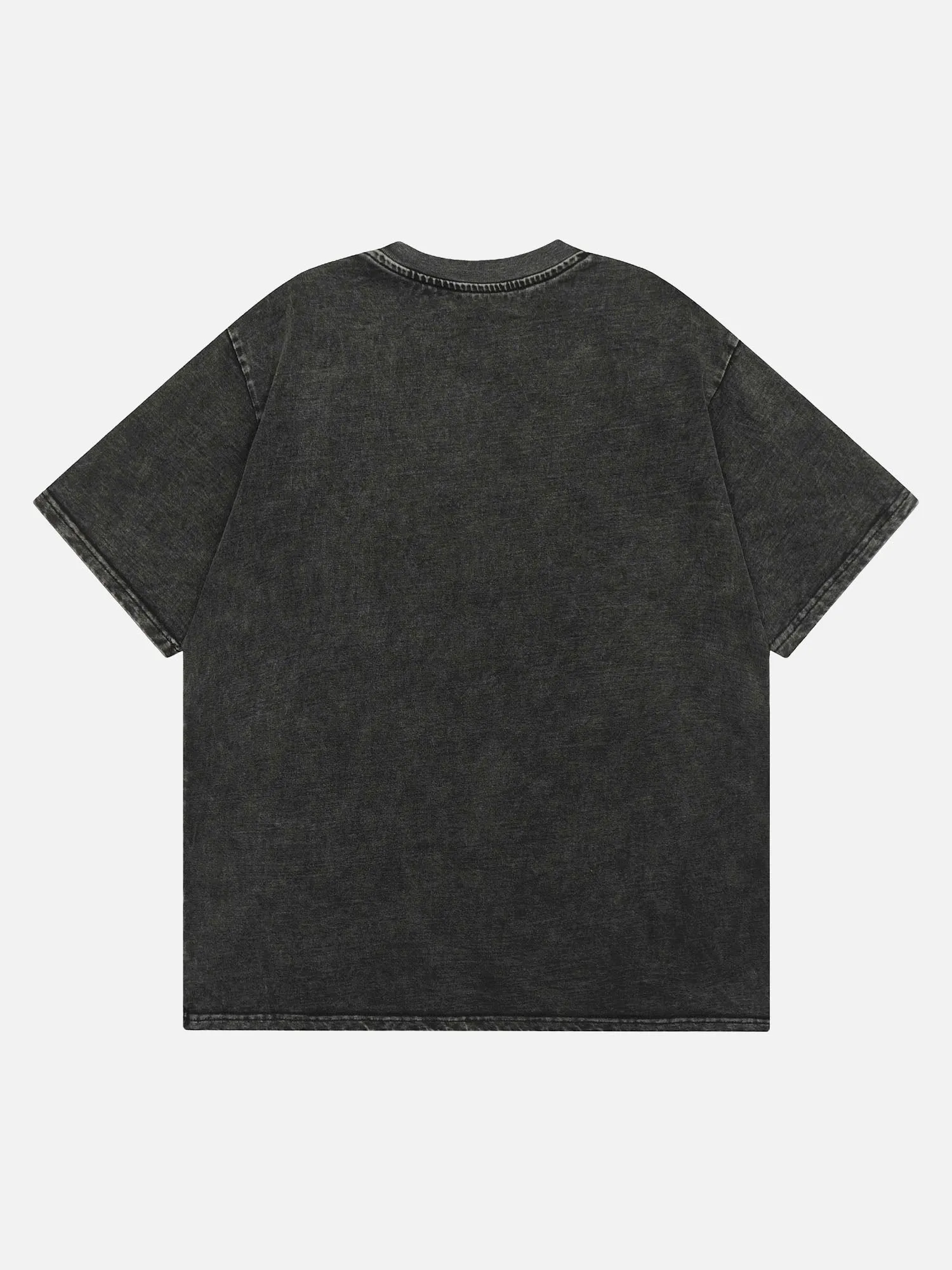 High Street Washed Distressed Sickle Print Patch T-shirt sold by Thesupermade product image thumbnail 2