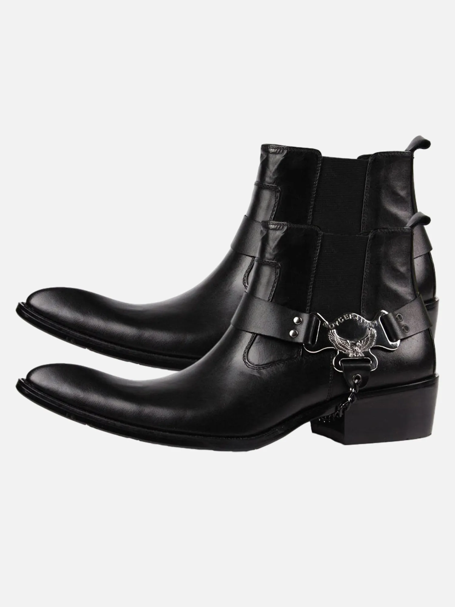 European And American Metal Buckle Detachable British Chelsea Short Boots sold by Thesupermade product image thumbnail 3