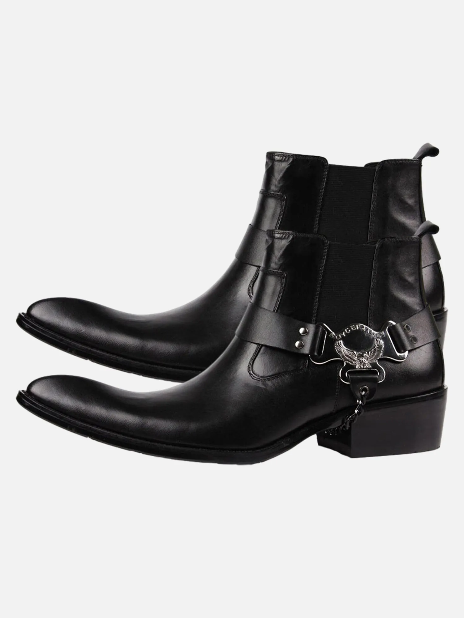 European And American Metal Buckle Detachable British Chelsea Short Boots sold by Thesupermade