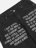 Thesupermade Letter Embroidery Hip-Hop Washed Jeans sold by Thesupermade
