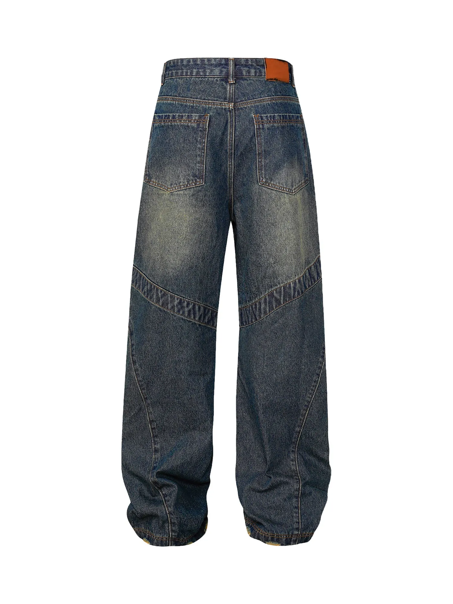 Thesupermade American High Street Washed Distressed Jeans sold by Thesupermade product image thumbnail 4
