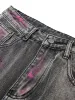 Thesupermade Graffiti Distressed Washed Baggy Jeans - 1886 sold by Thesupermade
