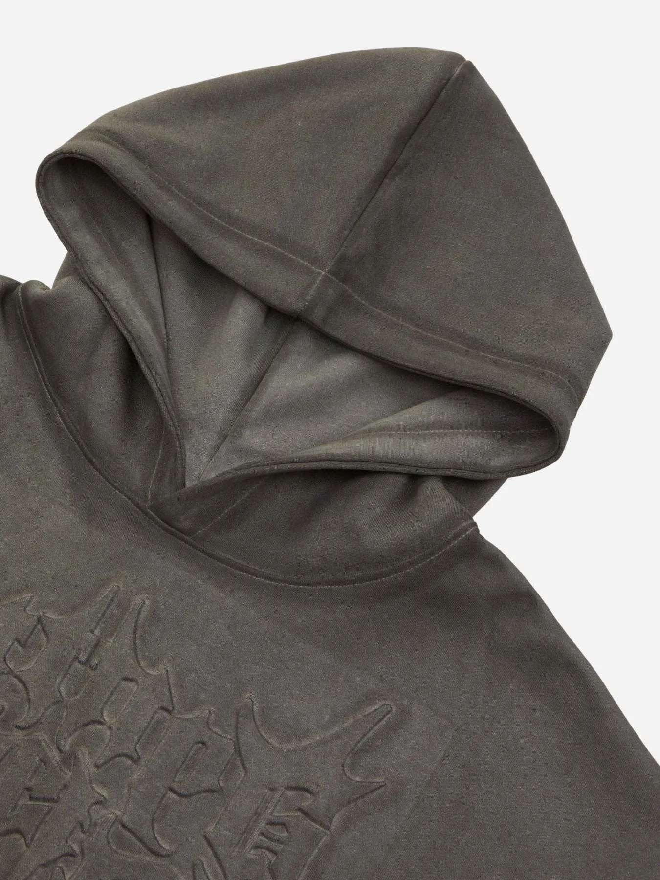 Stenciled Letters Washed Hoodie - 1998 sold by Thesupermade product image thumbnail 5