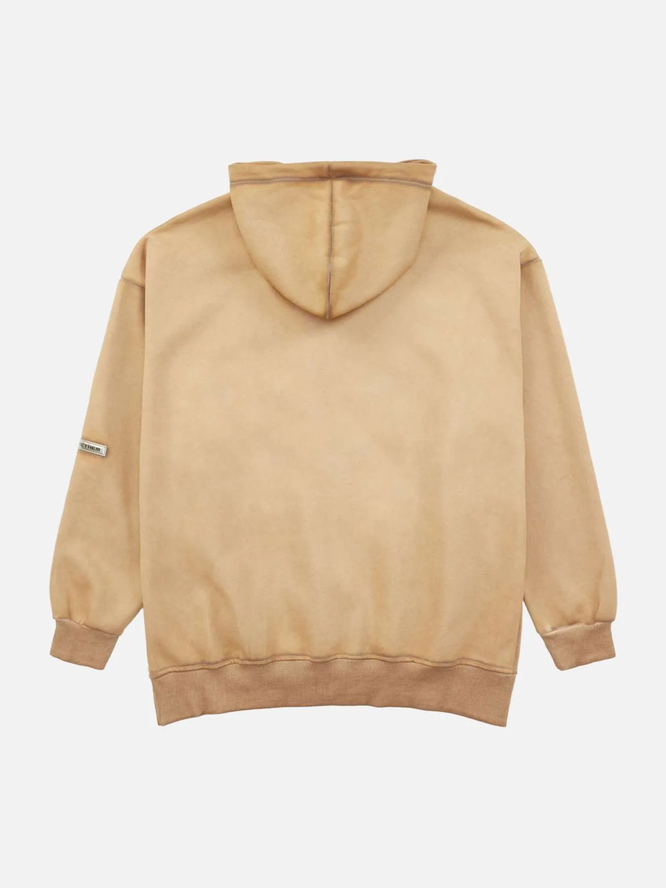 Stenciled Letters Washed Hoodie - 1998 sold by Thesupermade product image thumbnail 3