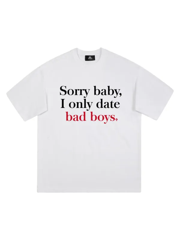 Thesupermade Fun Slogan Print T-shirt sold by Thesupermade