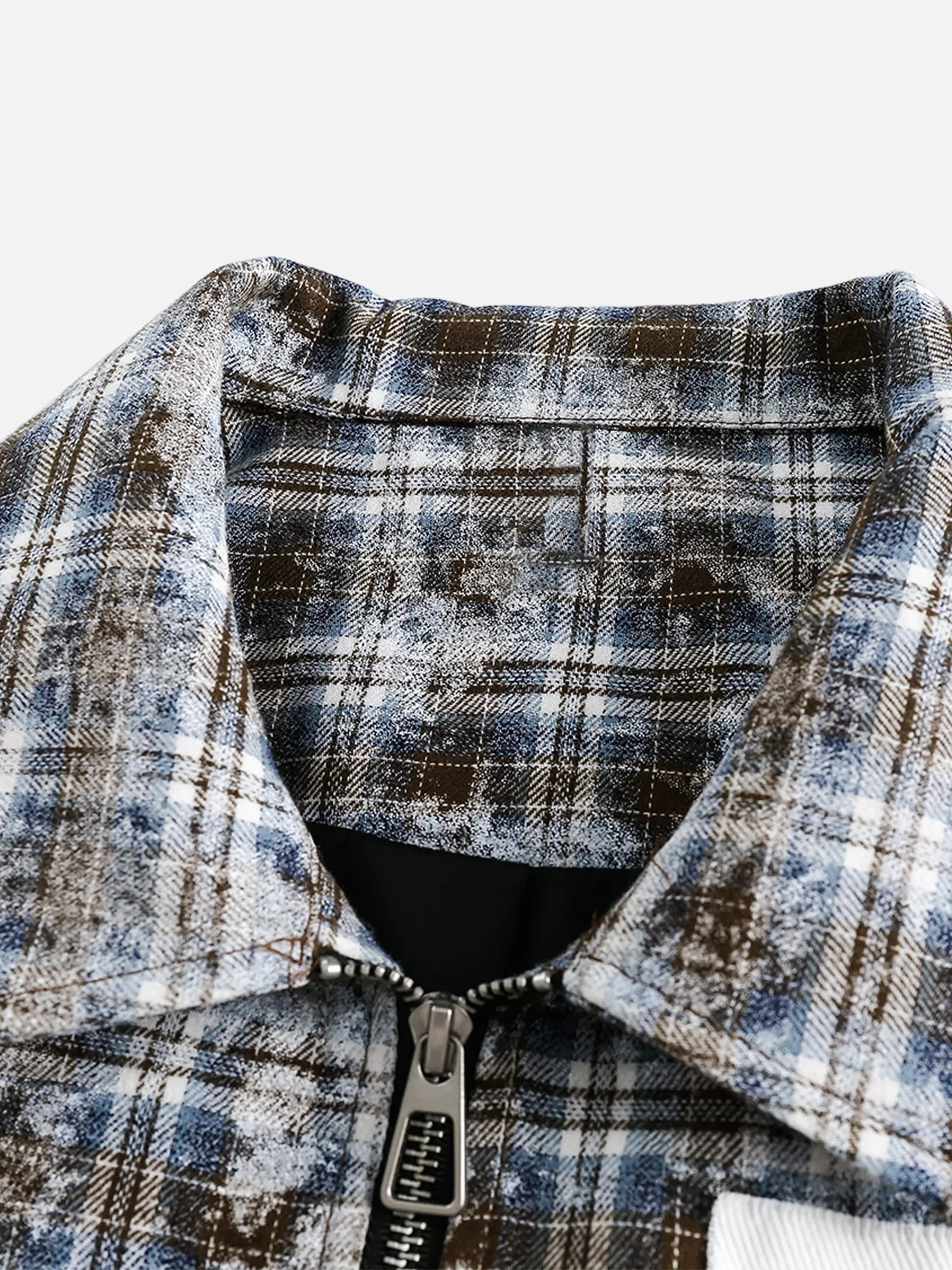 High Street Trendy Patchwork Design Long-sleeved Shirt sold by Thesupermade product image thumbnail 3