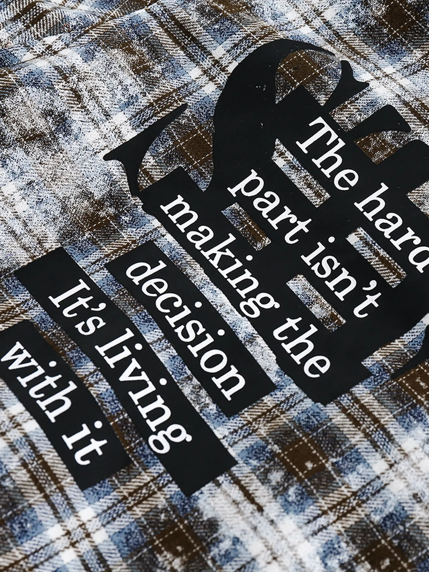 High Street Trendy Patchwork Design Long-sleeved Shirt sold by Thesupermade product image thumbnail 5