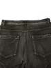 Thesupermade Washed Split Design Hip-Hop Horn Jeans - 2138 sold by Thesupermade