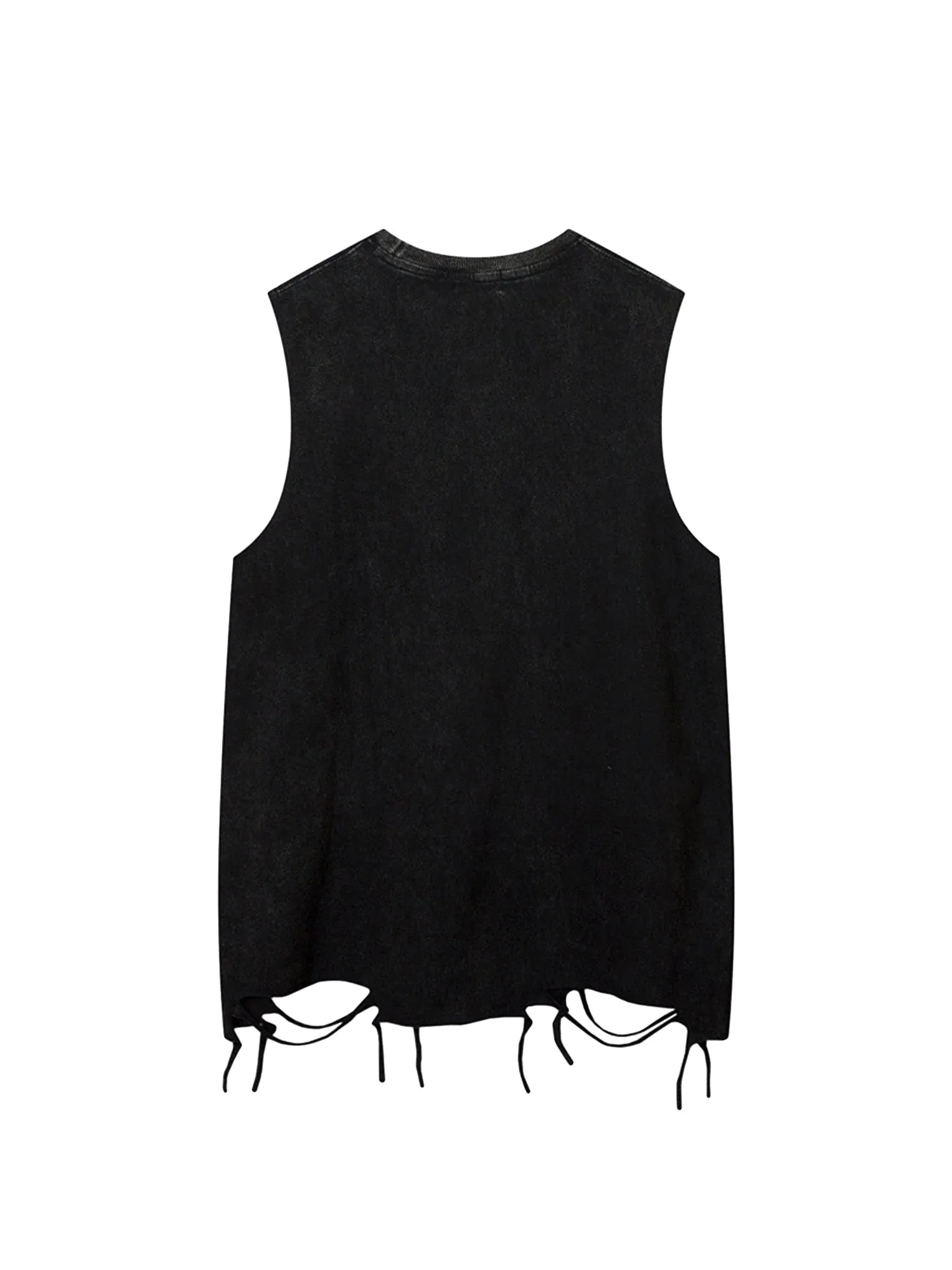 Thesupermade Vintage Necklace Star Print Hip-hop Tank Top - 2070 sold by Thesupermade product image thumbnail 3