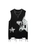 Thesupermade Vintage Necklace Star Print Hip-hop Tank Top - 2070 sold by Thesupermade