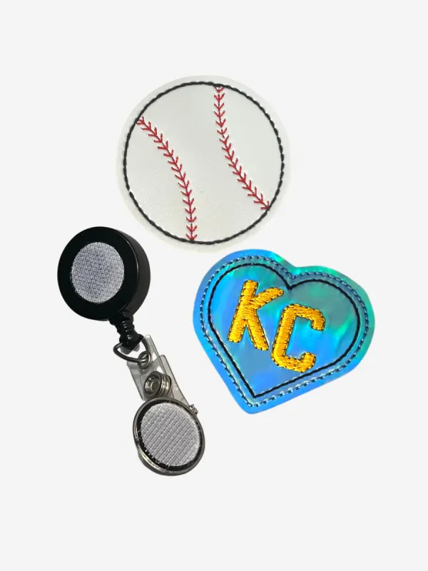 Badge Reel: Charlie Hustle KC Baseball Fan sold by TiScrubs