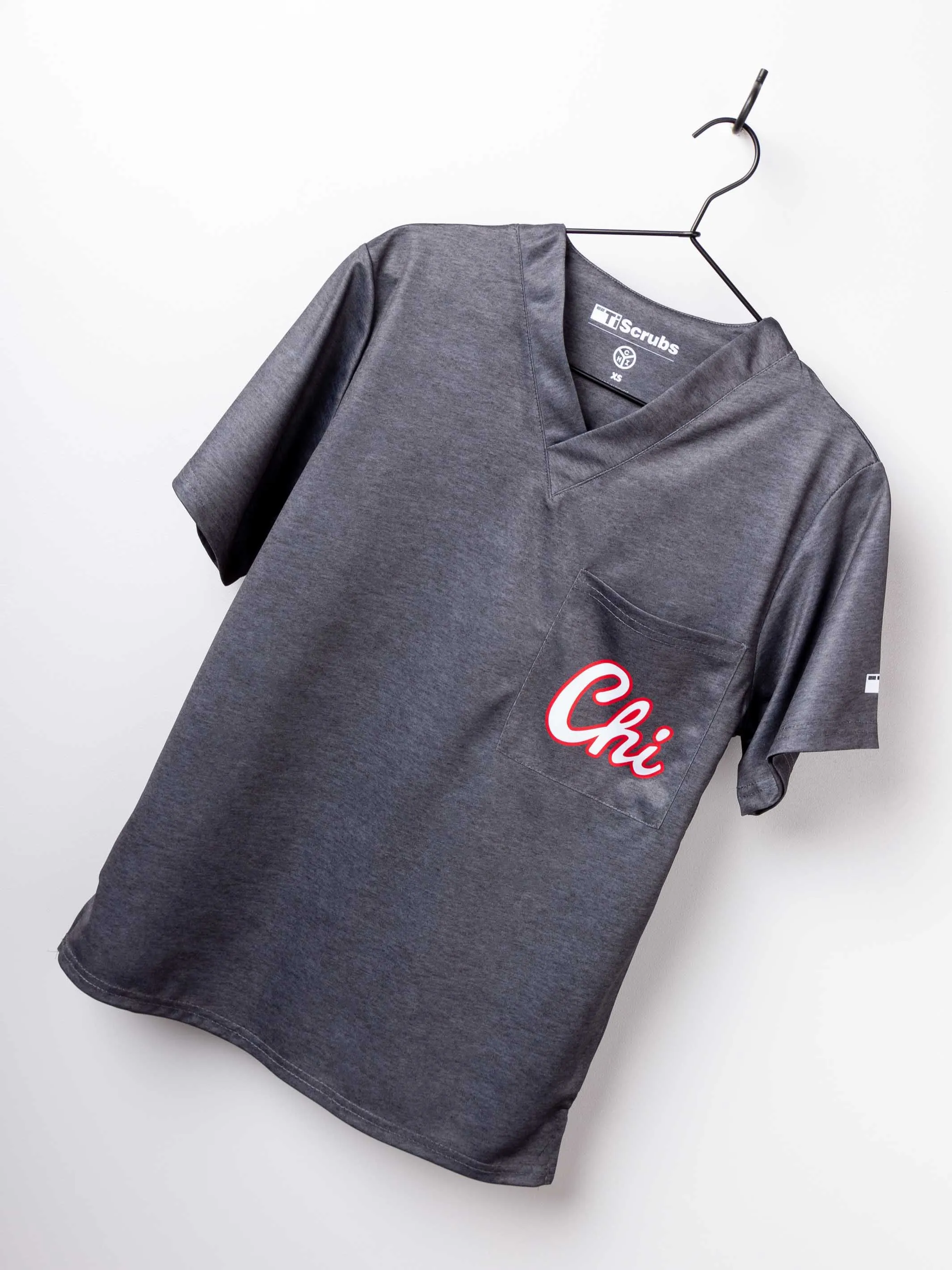 Men's "Chitown" Scrub Top sold by TiScrubs product image thumbnail 2