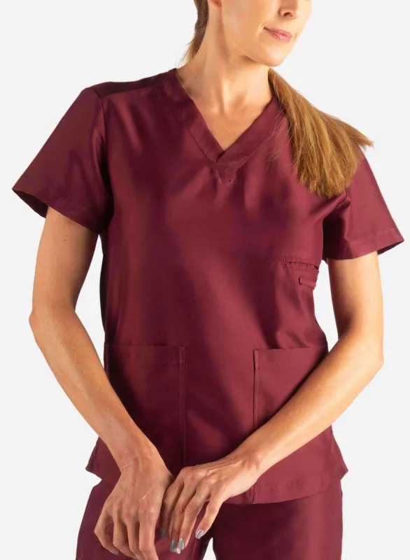 Women's 2 Pocket Scrub Top sold by TiScrubs