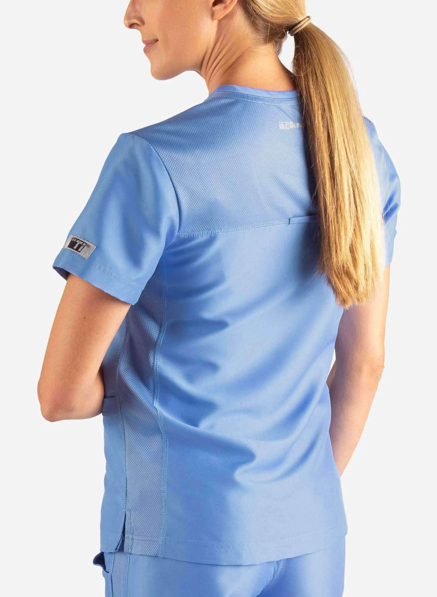 Women's 2 Pocket Scrub Top sold by TiScrubs product image thumbnail 4