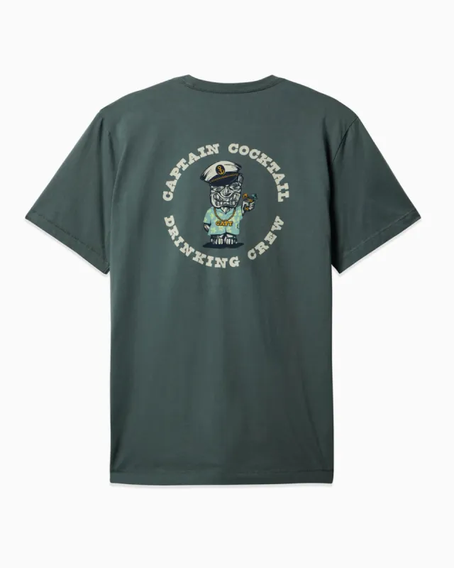 Drinking Crew | Short Sleeve T-shirt sold by Toes On The Nose