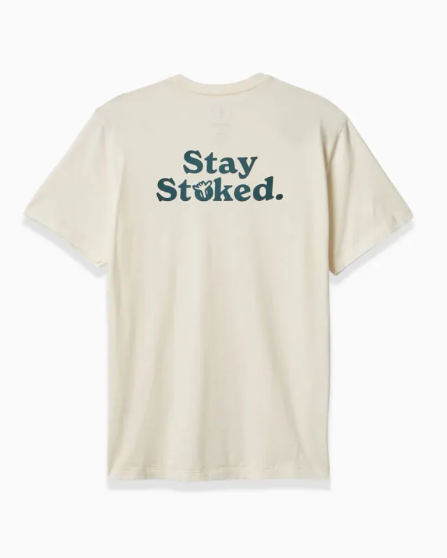 Stoked Shaka | Short Sleeve T-Shirt sold by Toes On The Nose
