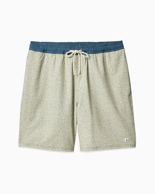 Manhattan Volley | Gray Micro Floral sold by Toes On The Nose