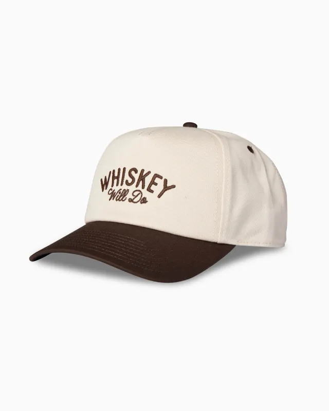 Whiskey Will Do | 5 Panel Twill Hat sold by Toes On The Nose
