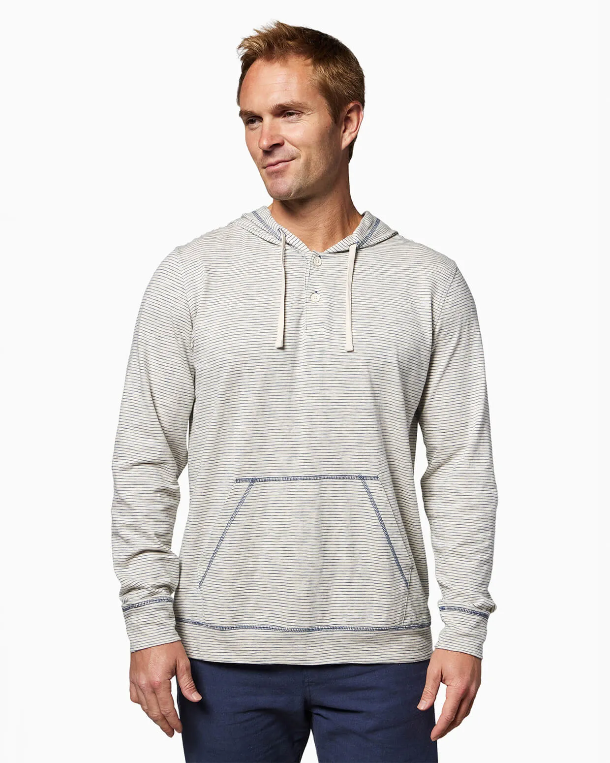 Topside Hoodie | Natural Stripe sold by Toes On The Nose product image thumbnail 4