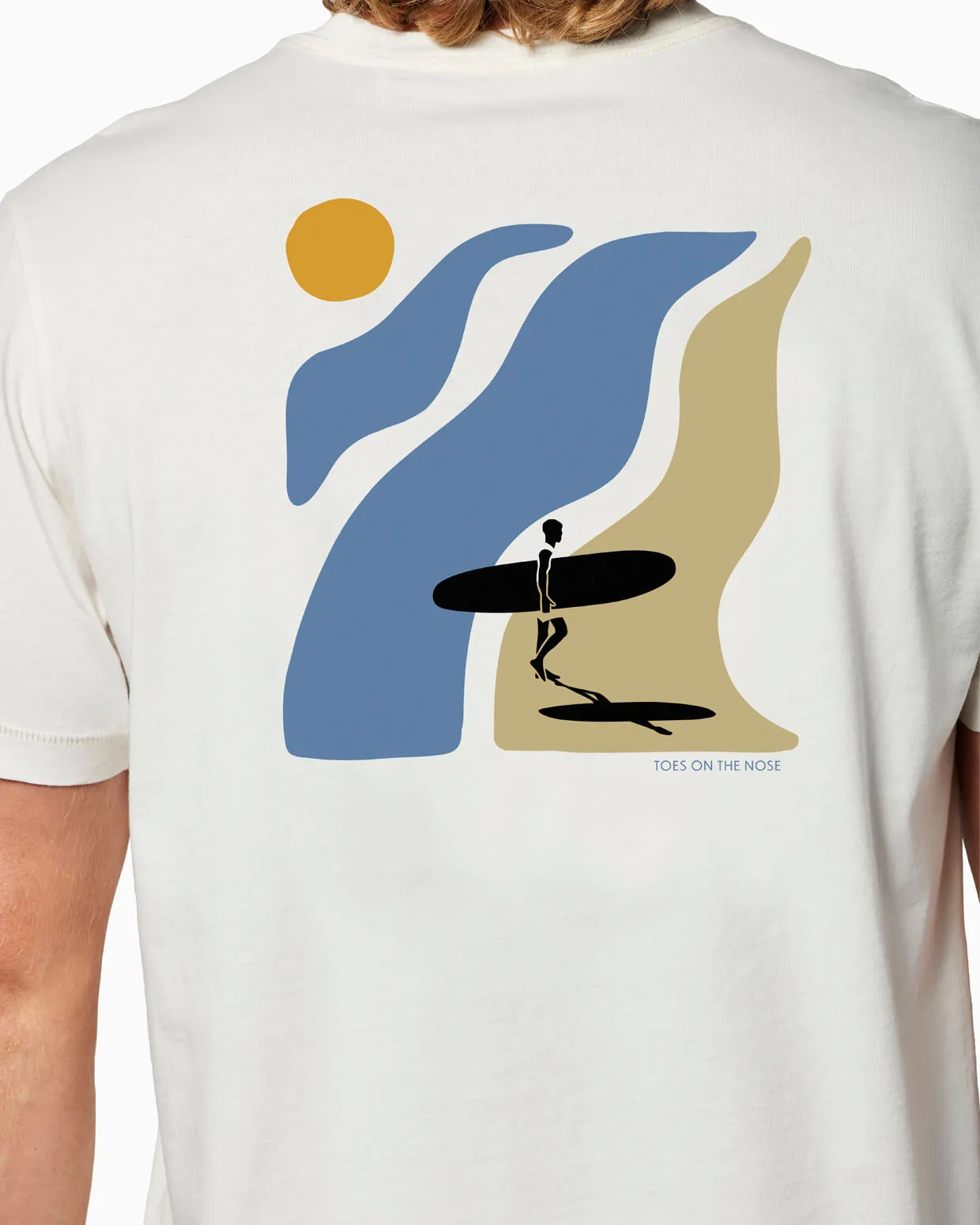 Sunset Beach | T-Shirt sold by Toes On The Nose product image thumbnail 3