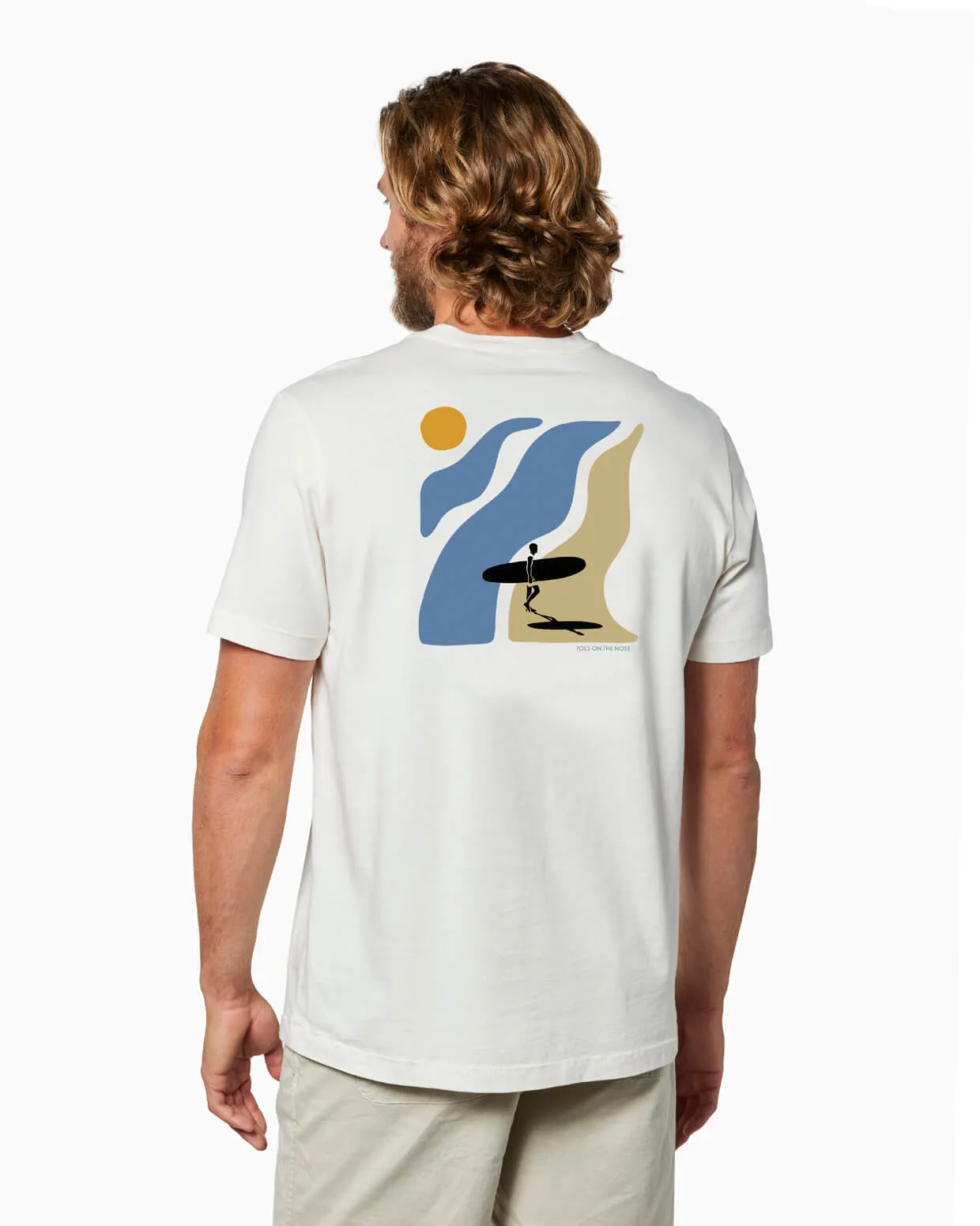 Sunset Beach | T-Shirt sold by Toes On The Nose product image thumbnail 2