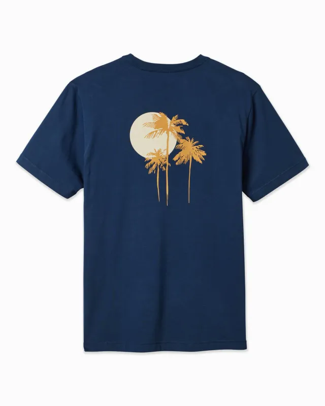 Tres Palms | Short Sleeve T-Shirt sold by Toes On The Nose