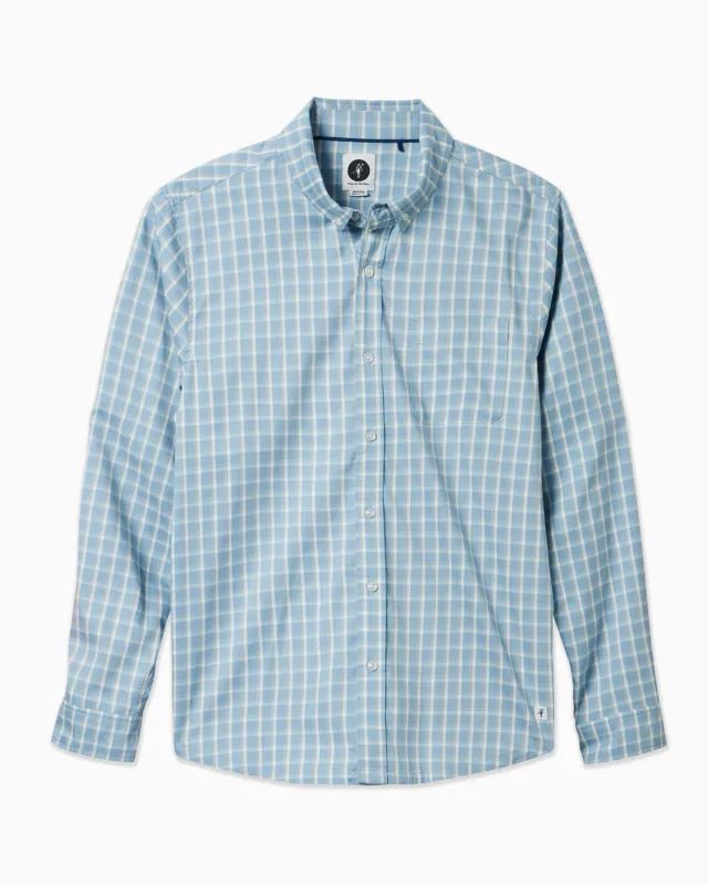 Pinnacle Sport Shirt | Blue Plaid sold by Toes On The Nose