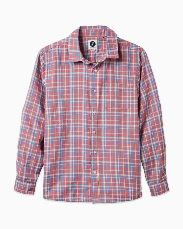 Deuce Double Cloth Shirt | Faded Rose sold by Toes On The Nose
