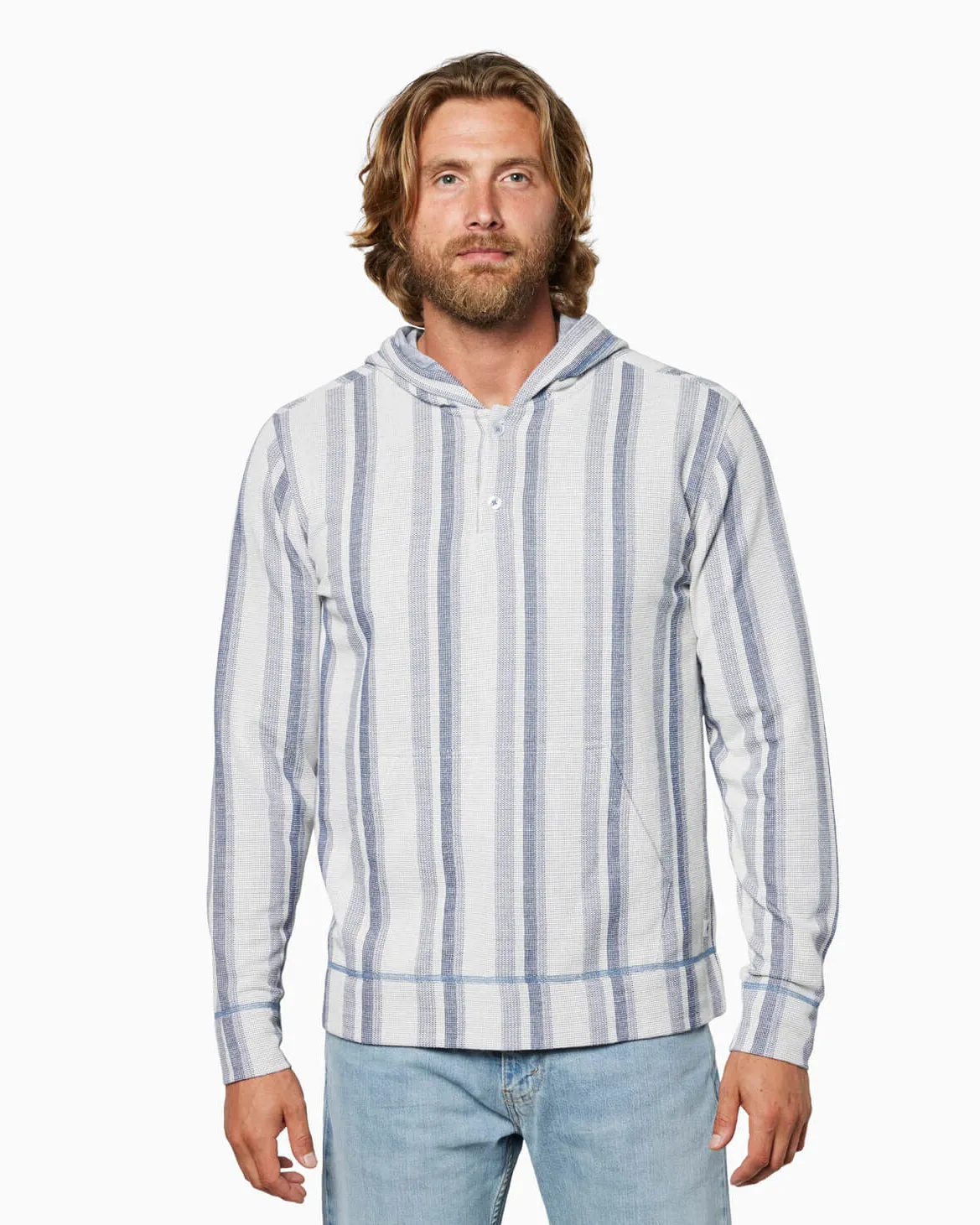 Tides Hoodie | Natural Stripe sold by Toes On The Nose product image thumbnail 3