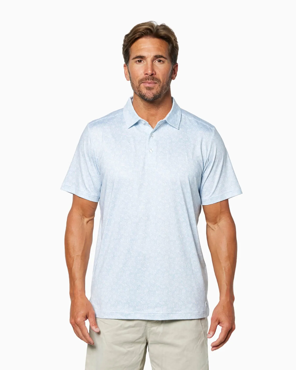 Clubhouse Polo | Sky Blue Floral sold by Toes On The Nose product image thumbnail 3