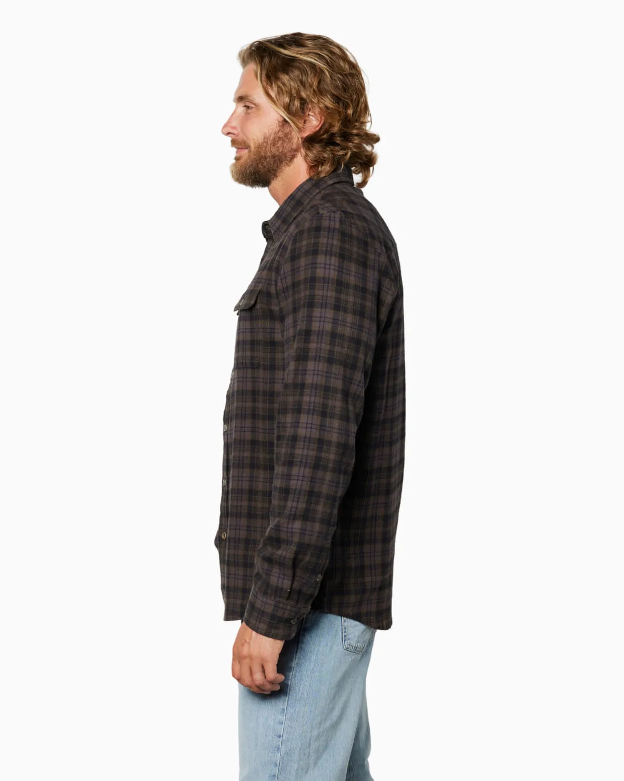 Alder Flannel | Coffee sold by Toes On The Nose product image thumbnail 5