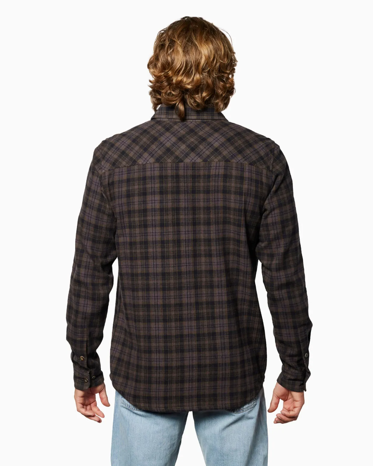 Alder Flannel | Coffee sold by Toes On The Nose product image thumbnail 4