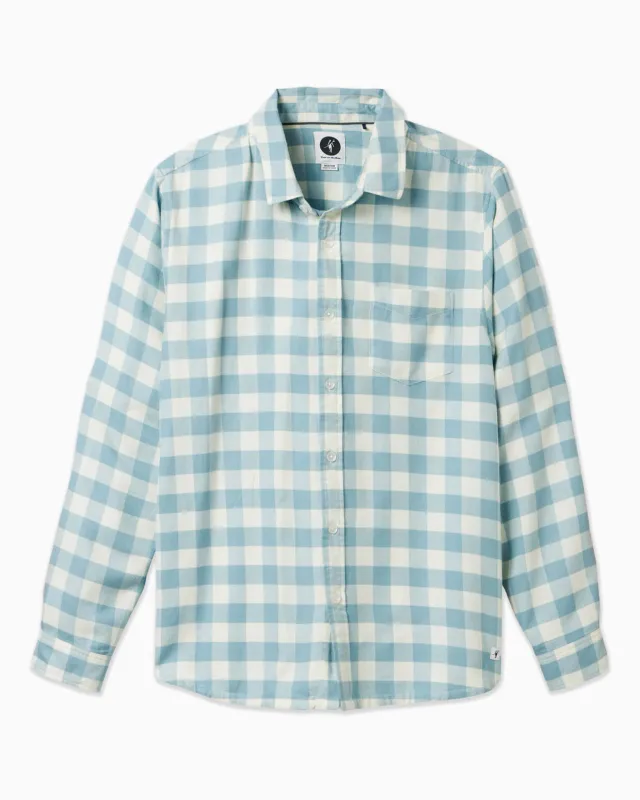 Monarch Flannel | Sea Check sold by Toes On The Nose