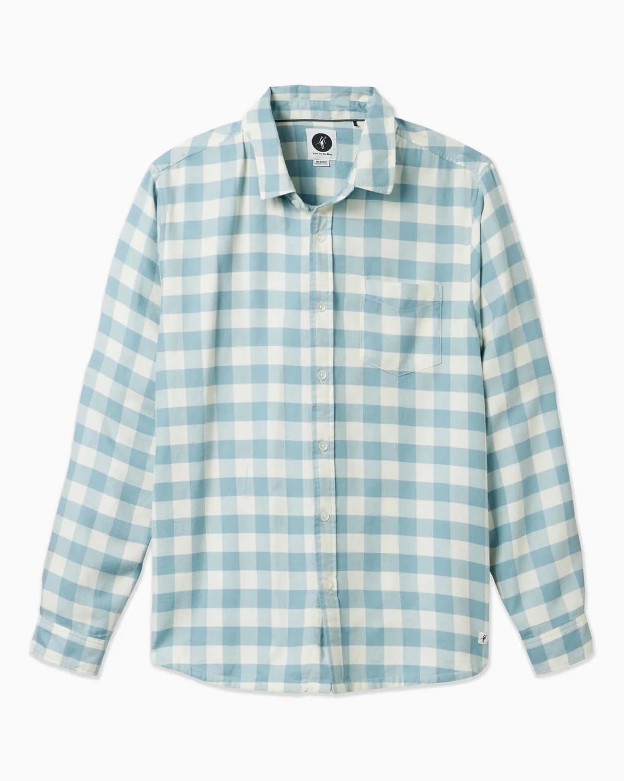 Monarch Flannel | Sea Check sold by Toes On The Nose
