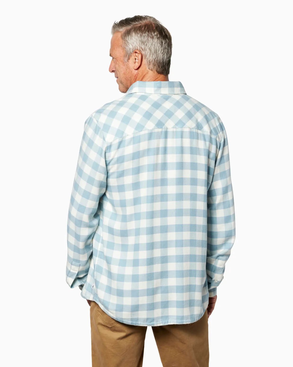 Monarch Flannel | Sea Check sold by Toes On The Nose product image thumbnail 5
