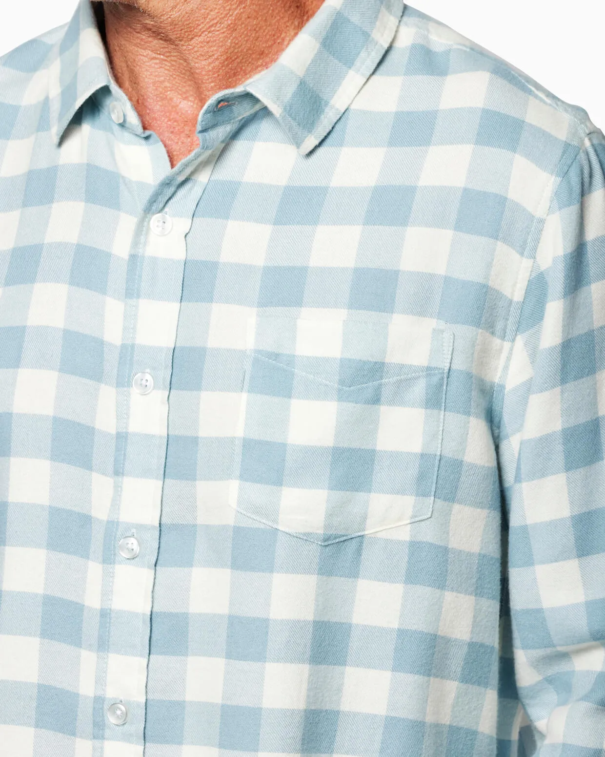 Monarch Flannel | Sea Check sold by Toes On The Nose product image thumbnail 4
