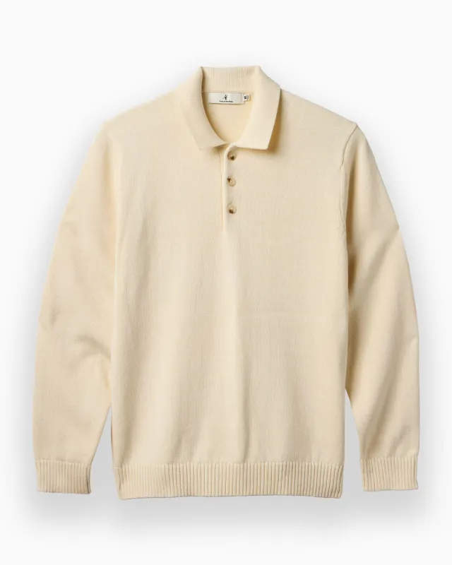 Whitman | Longsleeve Sweater Polo made by Toes On The Nose