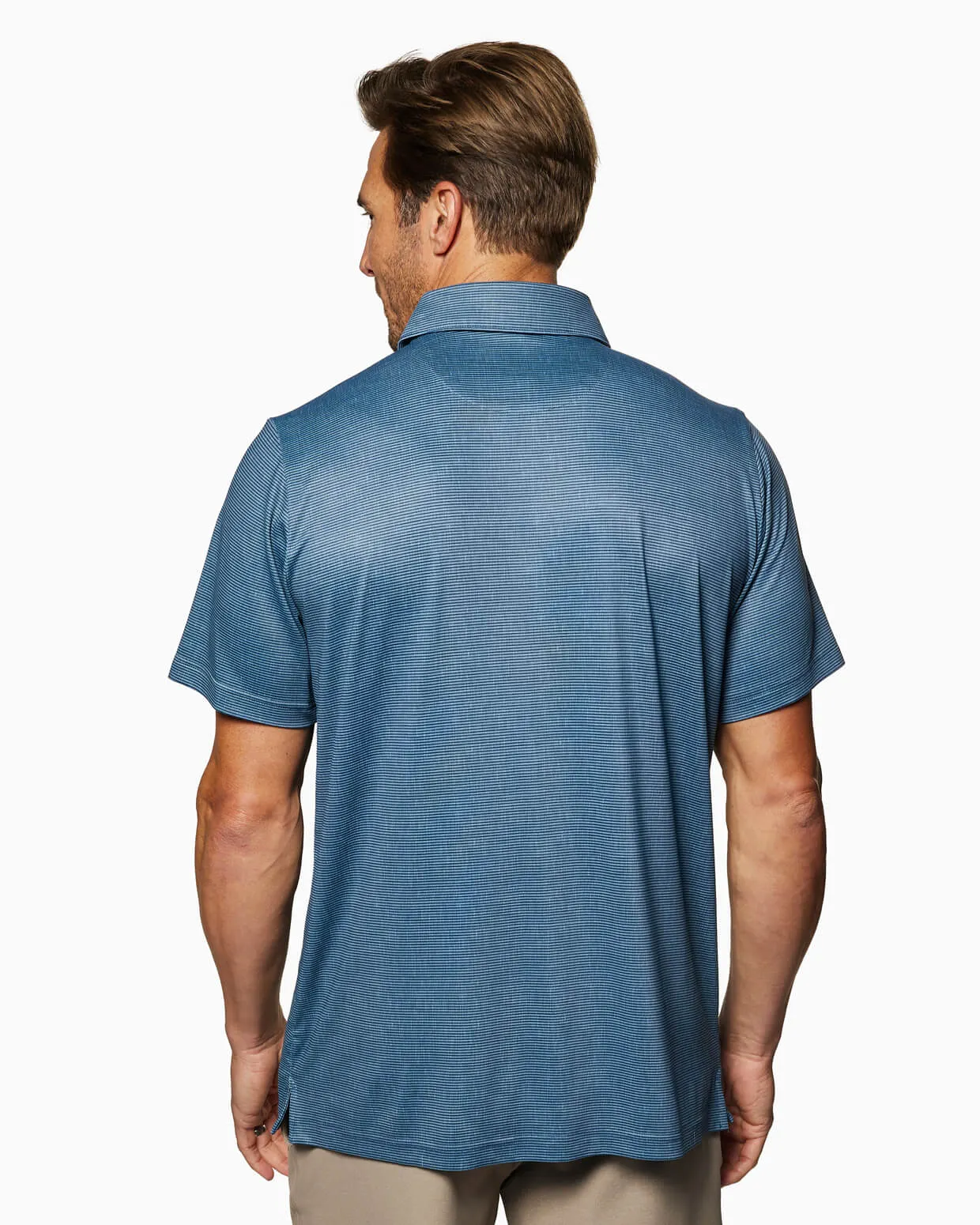 Clubhouse Polo | Navy Pinstripe sold by Toes On The Nose product image thumbnail 5