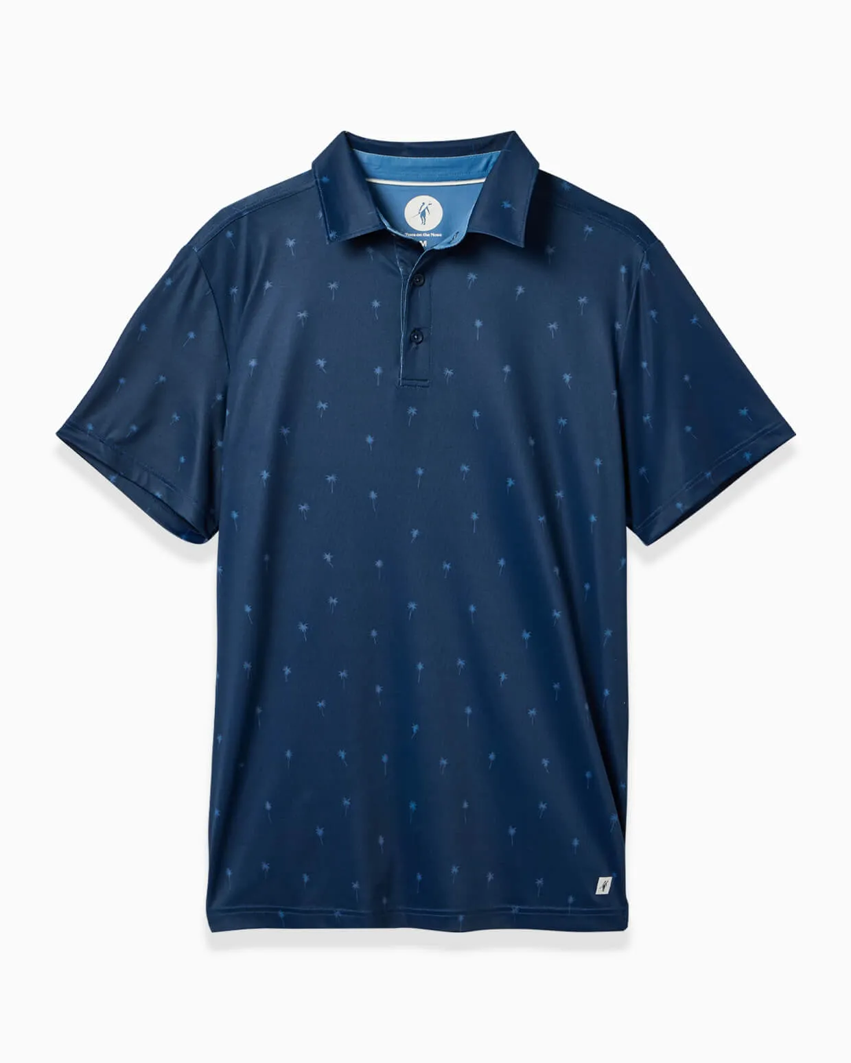 Clubhouse Polo | Navy Palmtrees sold by Toes On The Nose