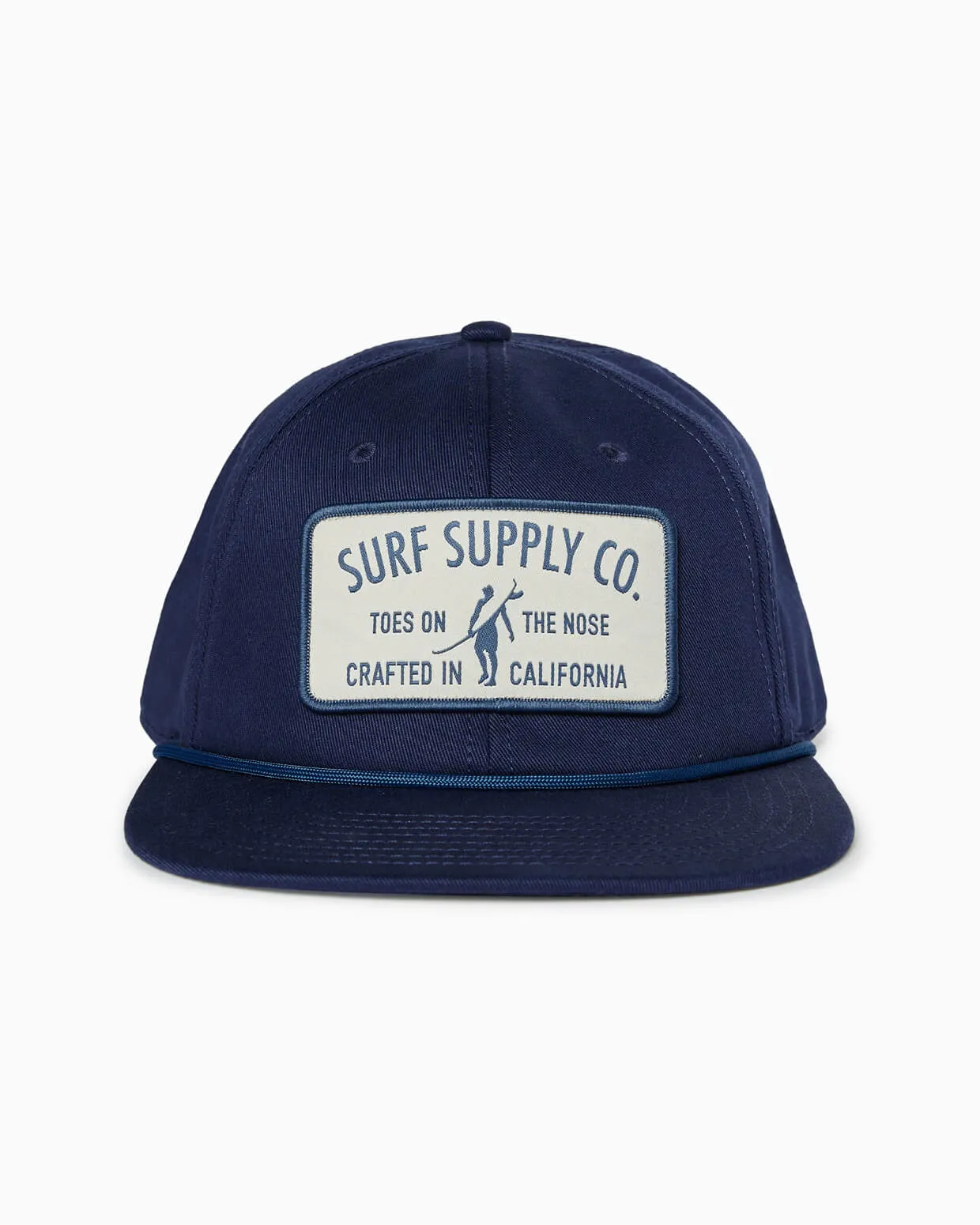 Surf Supply | 5-Panel Structured Snapback Hat sold by Toes On The Nose product image thumbnail 2