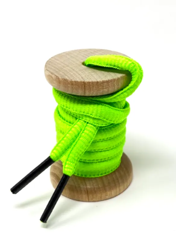 Solid Neon Green Athletic Sneaker Laces sold by Whiskers Laces