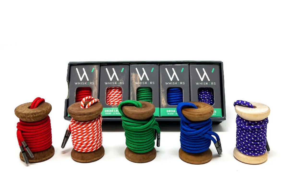 The Pride Fiver (Dress Laces) sold by Whiskers Laces