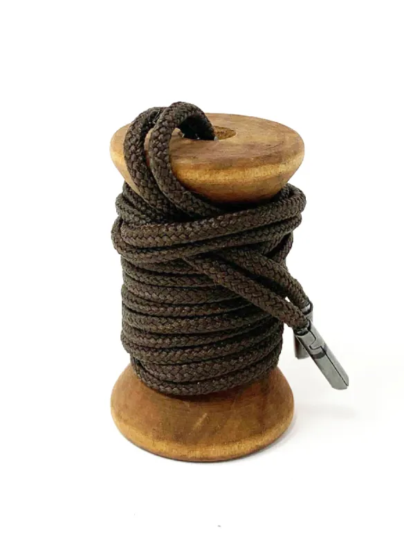 Solid Brown Dress Laces sold by Whiskers Laces