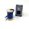 Solid Navy Glazed Sneaker Laces sold by Whiskers Laces