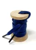 Solid Navy Glazed Sneaker Laces sold by Whiskers Laces
