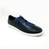 Solid Navy Glazed Sneaker Laces sold by Whiskers Laces