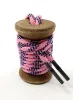 Pink & Navy Classic Round Golf Laces sold by Whiskers Laces