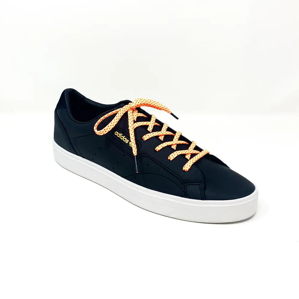 Peach & Fuchsia Flat Ticked Sneaker Laces sold by Whiskers Laces product image thumbnail 4